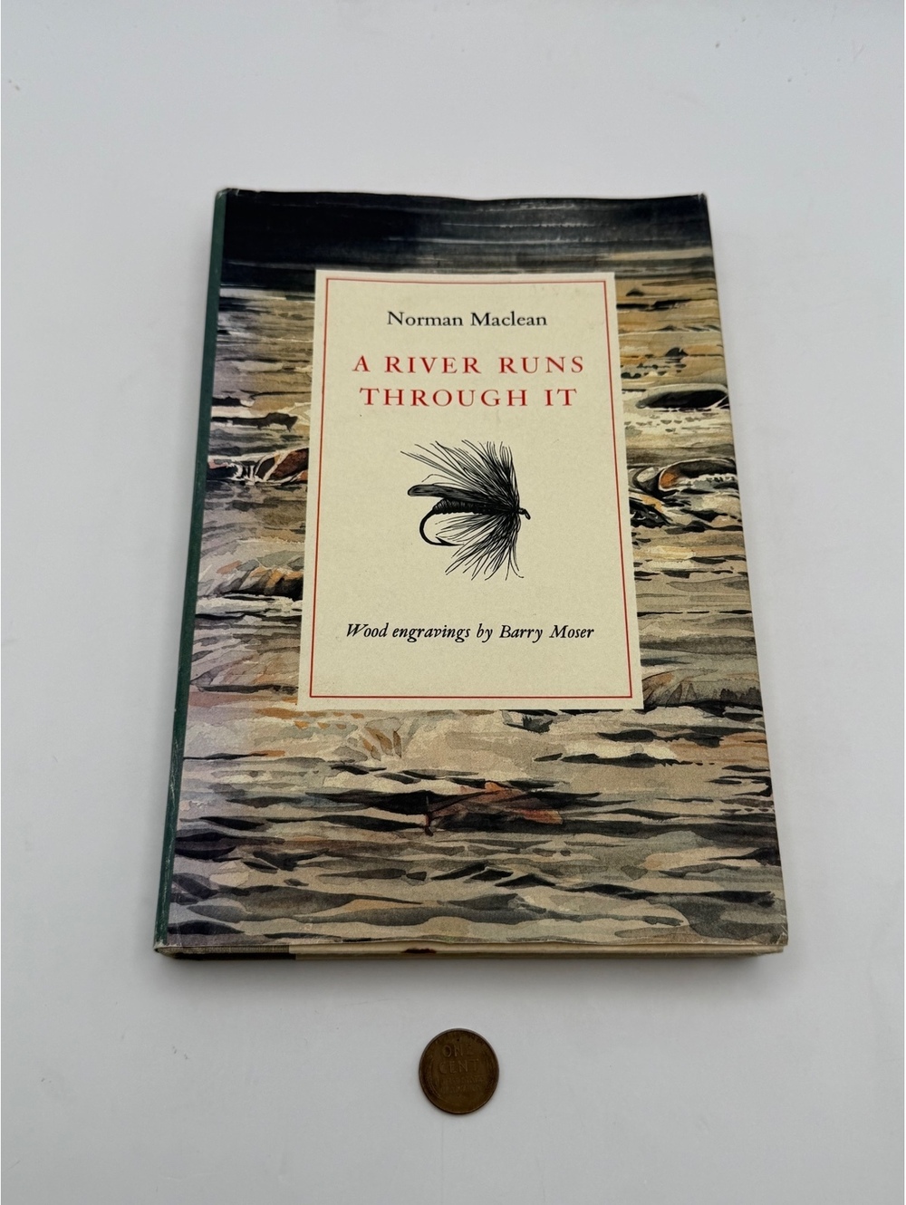 A River Runs Through It hardcover illustrated edition by Norman Maclean